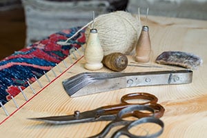 Teppichreparaturwerkzeuge